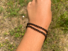 Charger l'image dans la galerie, Perles en tourmaline noire facettées entre 2 et 6mm