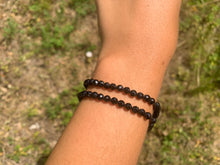 Charger l'image dans la galerie, Perles en tourmaline noire facettées entre 2 et 6mm