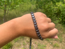 Charger l'image dans la galerie, Perles en hématite, forme coeur lisse