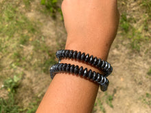 Charger l'image dans la galerie, Perles en hématite, forme en disque facetté entre 2 et 12mm