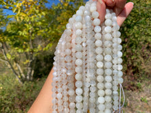 Charger l'image dans la galerie, Perles en pierre de lune blanche entre 4 et 12mm PLBD