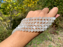 Charger l'image dans la galerie, Perles en pierre de lune blanche entre 4 et 12mm PLBD
