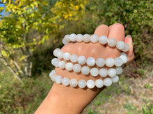 Charger l'image dans la galerie, Perles en pierre de lune blanche entre 4 et 12mm PLBD