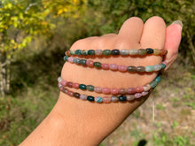 Charger l'image dans la galerie, Perles en agate indienne, forme petit ovale