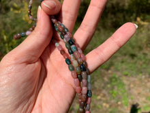 Charger l'image dans la galerie, Perles en agate indienne, forme petit ovale