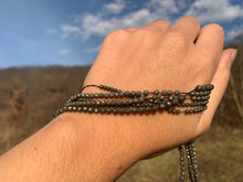 Charger l'image dans la galerie, Perles en pyrite facettées entre 2,5 et 4mm