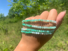 Charger l'image dans la galerie, Perles en chrysoprase, forme carré facetté