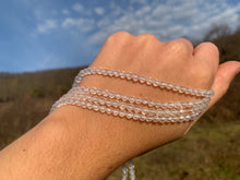 Charger l'image dans la galerie, Perles en cristal de roche facettées entre 2 et 4mm