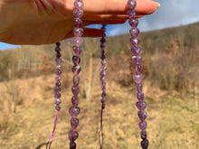 Charger l'image dans la galerie, Perles en améthyste, forme coeur