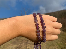 Charger l'image dans la galerie, Perles en améthyste, forme coeur