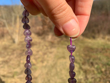 Charger l'image dans la galerie, Perles en améthyste, forme coeur