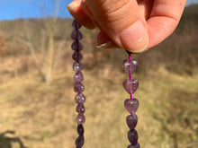 Charger l'image dans la galerie, Perles en améthyste, forme coeur