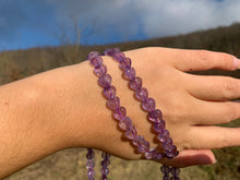 Charger l'image dans la galerie, Perles en améthyste, forme coeur