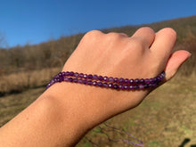 Charger l'image dans la galerie, Perles en améthyste facettées entre 2 et 4mm