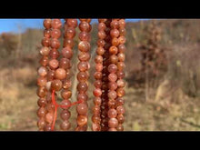 Charger et lire la vidéo dans la visionneuse de la Galerie, Perles en pierre de soleil entre 6 et 8mm