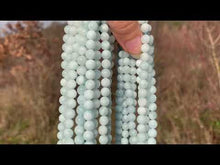 Charger et lire la vidéo dans la visionneuse de la Galerie, Perles en aigue-marine entre 4 et 12mm AMU