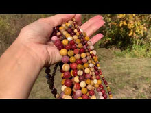 Charger et lire la vidéo dans la visionneuse de la Galerie, Perles en jaspe mookaite entre 2 et 12mm