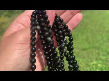 Charger et lire la vidéo dans la visionneuse de la Galerie, Perles en obsidienne oeil céleste (arc-en-ciel) entre 6 et 20mm