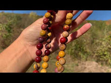 Charger et lire la vidéo dans la visionneuse de la Galerie, Perles en jaspe mookaite entre 2 et 12mm