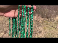 Charger et lire la vidéo dans la visionneuse de la Galerie, Perles en malachite facettées entre 2 et 6,5mm