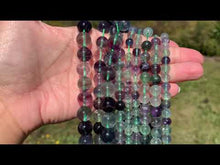 Charger et lire la vidéo dans la visionneuse de la Galerie, Perles en fluorite entre 6 et 12mm