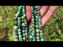 Charger et lire la vidéo dans la visionneuse de la Galerie, Perles en variscite entre 6 et 10mm