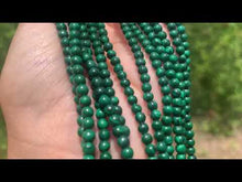 Charger et lire la vidéo dans la visionneuse de la Galerie, Perles en malachite entre 4 et 12mm MD