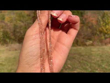 Charger et lire la vidéo dans la visionneuse de la Galerie, Perles en pierre de lune multicolore facettées entre 2 et 5,5mm