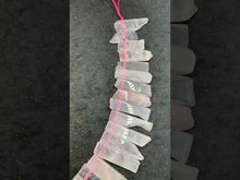 Charger et lire la vidéo dans la visionneuse de la Galerie, Perles en quartz rose