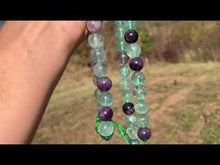 Charger et lire la vidéo dans la visionneuse de la Galerie, Perles en fluorite entre 4 et 12mm