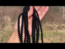 Charger et lire la vidéo dans la visionneuse de la Galerie, Perles en obsidienne noire entre 4 et 18mm