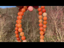 Charger et lire la vidéo dans la visionneuse de la Galerie, Perles en aventurine orange entre 4 et 12mm