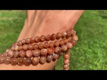 Charger et lire la vidéo dans la visionneuse de la Galerie, Perles en pierre de soleil entre 6 et 8mm