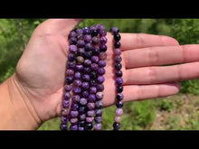 Charger et lire la vidéo dans la visionneuse de la Galerie, Perles en charoïte entre 6 et 12mm CD