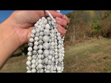 Charger et lire la vidéo dans la visionneuse de la Galerie, Perles en howlite entre 2 et 14mm