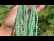 Charger et lire la vidéo dans la visionneuse de la Galerie, Perles en aventurine verte entre 4 et 14mm
