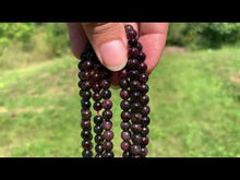 Charger et lire la vidéo dans la visionneuse de la Galerie, Perles en grenat entre 4 et 12mm GU