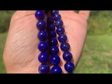 Charger et lire la vidéo dans la visionneuse de la Galerie, Perles en lapis-lazuli entre 6 et 10mm LQ