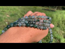 Charger et lire la vidéo dans la visionneuse de la Galerie, Perles en agate mousse entre 4 et 12mm