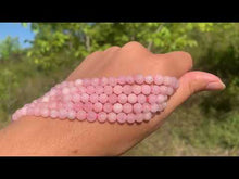 Charger et lire la vidéo dans la visionneuse de la Galerie, Perles en morganite en 6 et 8mm