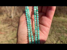 Charger et lire la vidéo dans la visionneuse de la Galerie, Perles en amazonite facettées entre 4 et 8mm