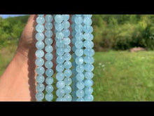 Charger et lire la vidéo dans la visionneuse de la Galerie, Perles en aigue-marine entre 2 et 12mm AMT