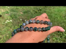 Charger et lire la vidéo dans la visionneuse de la Galerie, Perles en agate mousse entre 4 et 12mm