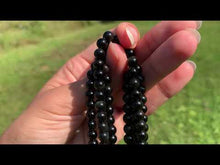 Charger et lire la vidéo dans la visionneuse de la Galerie, Perles en obsidienne oeil céleste (arc-en-ciel) entre 4 et 20mm