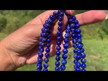 Charger et lire la vidéo dans la visionneuse de la Galerie, Perles en lapis-lazuli entre 6 et 10mm LQ