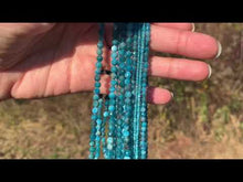 Charger et lire la vidéo dans la visionneuse de la Galerie, Perles en apatite facettées entre 2 et 4mm