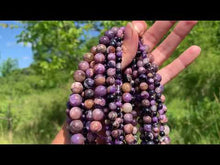 Charger et lire la vidéo dans la visionneuse de la Galerie, Perles en charoïte entre 5 et 12mm CU