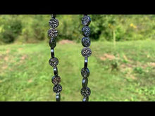 Charger et lire la vidéo dans la visionneuse de la Galerie, Perles en hematite, forme arbre de vie