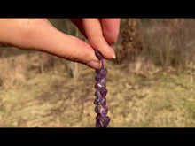 Charger et lire la vidéo dans la visionneuse de la Galerie, Perles en améthyste, forme coeur