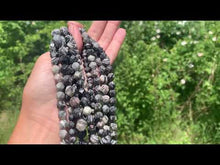 Charger et lire la vidéo dans la visionneuse de la Galerie, Perles en jaspe picasso forme diamant, entre 6 et 10mm